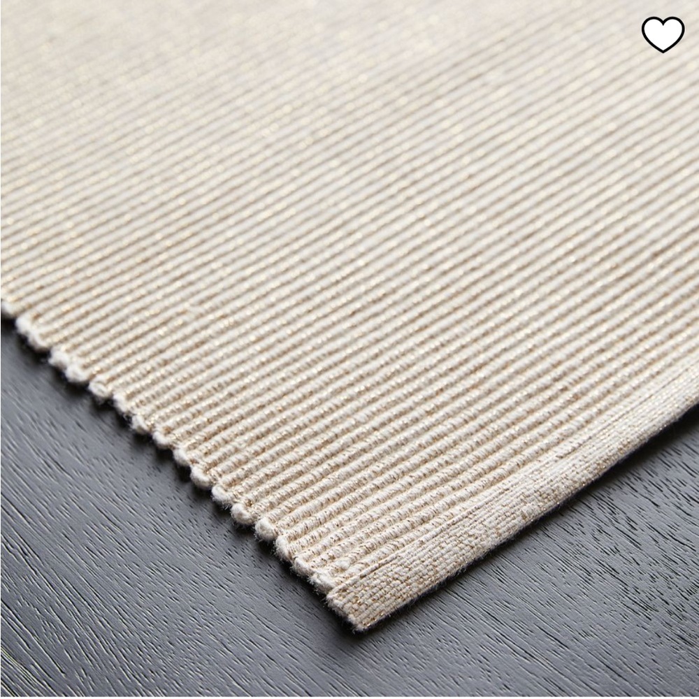 Riviera Cotton Table Runner 14x90 in Natural & Champagne - NEW - Picture 6 of 7